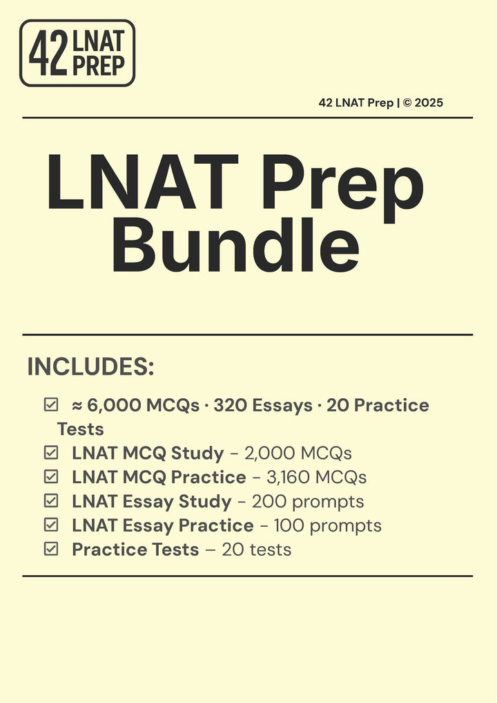 42 LNAT Prep - Complete Bundle